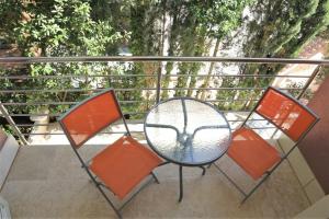 Balkon lub taras w obiekcie Guesthouse Rovinj (4285)