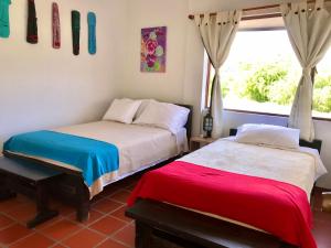 Postel nebo postele na pokoji v ubytování Villa del Sol - Apartamentos Turísticos