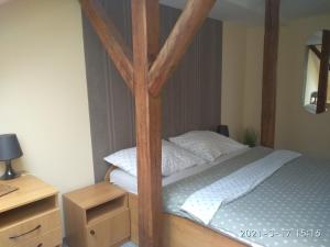 Letto o letti in una camera di Hotel Kralicek