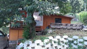Jardín al aire libre en Onix- Kis-tó Apartman ORFŰ