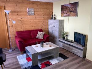 Posezení v ubytování Alpenhaus Denver