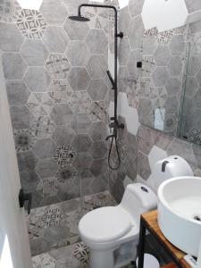 Koupelna v ubytování Hotel HACIENDA SAN AGUSTIN