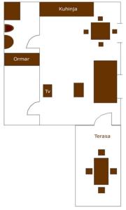 Zdjęcie z galerii obiektu Studio Apartment in Palit with Sea View, Terrace, Wi-Fi (4606-1) w mieście Mundanije