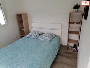 Postel nebo postele na pokoji v ubytování Immoappart
