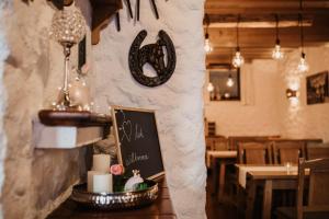 Restaurace v ubytování Alte Schmiede - das kleine Hotel