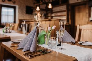 Nápoje v ubytování Alte Schmiede - das kleine Hotel