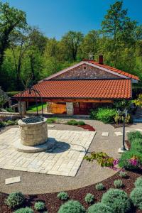Zahrada ubytování Stone House Luka
