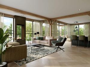 Χώρος καθιστικού στο Wellness Villa, Texel