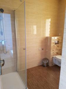 Koupelna v ubytování Hostel Mleczna - Metro Zacisze