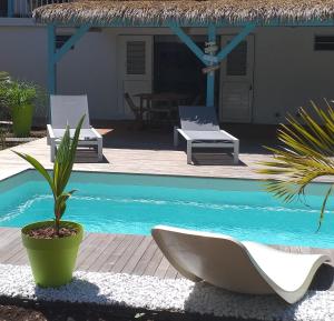 Afbeelding uit fotogalerij van Petit Havre Bleu in Le Gosier