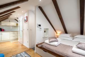 En eller flere senger på et rom på d - beautiful studio in the heart of Split