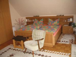 
Ein Bett oder Betten in einem Zimmer der Unterkunft Ferienwohnung Zur Löwengrube

