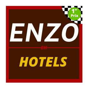 Certifikát, hodnocení, plakát nebo jiný dokument vystavený v ubytování ENZO Hotels 1er PRIX