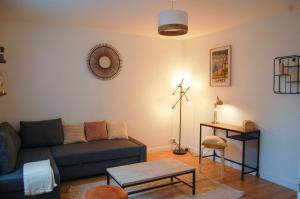 Кът за сядане в POISSY Appartements COSY