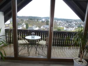 Balkón nebo terasa v ubytování Eifel Panoramablick