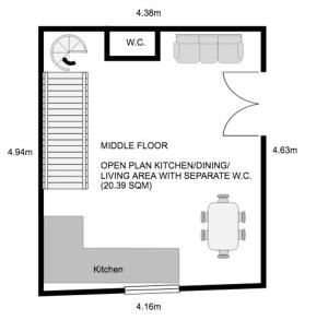 The floor plan of Mikri Gonia