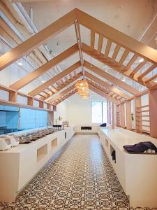Tops10 Resort Donggang Cistar的休息区
