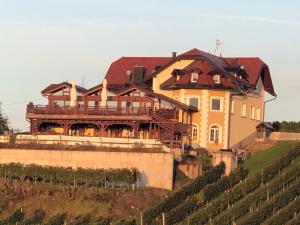 Budova, kde se bed and breakfast nachází