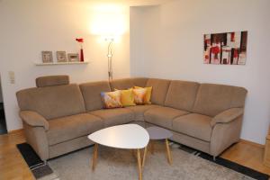 Posezení v ubytování FeWo "Regnitztraum" in Forchheim - 3-Zimmer-Apartment - 2 Schlafzimmer