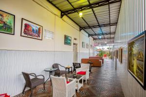 Hotel Bambu Kuning的休息区
