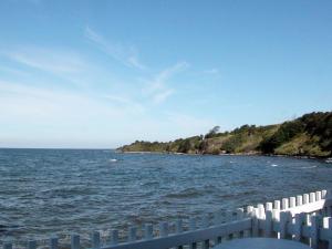 a view of the ocean from a boat at 6 person holiday home in Hasle in Hasle