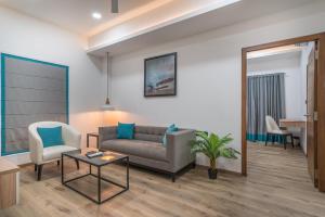 Posezení v ubytování SKYLA Studios & Suites - Jubilee Hills