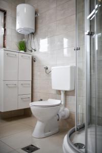 Koupelna v ubytování Apartments Diora
