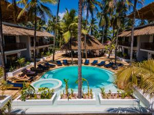 A view of the pool at Aluna Paje or nearby