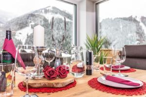 Nápoje v ubytování Appartements Moser