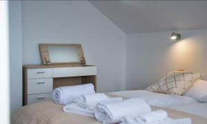 Postel nebo postele na pokoji v ubytování Apartment Josipa