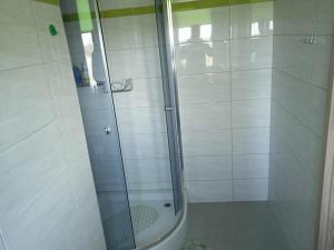 Agrostok noclegi agroturystyka的一间浴室