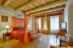 Posteľ alebo postele v izbe v ubytovaní Hotel Residence Green Lobster