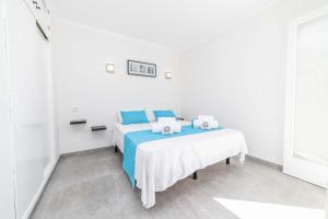 Ένα ή περισσότερα κρεβάτια σε δωμάτιο στο Apartamento Vista Brava