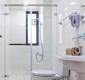 Koupelna v ubytování Art Ocean B&B