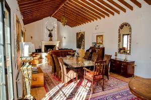 A seating area at La Esperanza Granada Luxury Hacienda & Private Villa
