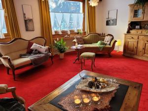 Istumisnurk majutusasutuses B&B Villa Stelvio