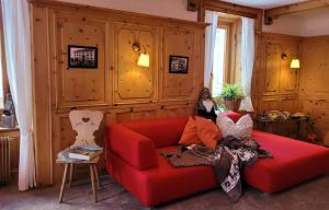 Istumisnurk majutusasutuses B&B Villa Stelvio