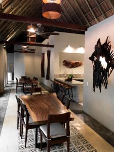Casa Bambu Tayrona, Los Naranjos的休息区
