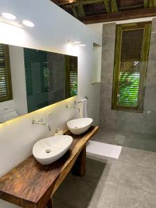 Casa Bambu Tayrona, Los Naranjos的一间浴室