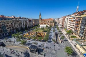 Výhľad na mesto Donostia-San Sebastián alebo výhľad na mesto priamo z apartmánu