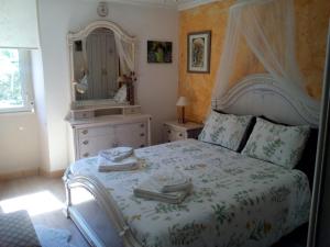 Postel nebo postele na pokoji v ubytování Casa o Furco