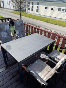 Balkón nebo terasa v ubytování CHALET UP TO 5 PERSONS KNOKKE