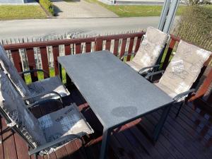 Balkón nebo terasa v ubytování CHALET UP TO 5 PERSONS KNOKKE