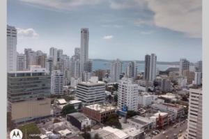 Nespecifikovaný výhled na destinaci Cartagena nebo výhled na město při pohledu z apartmánu