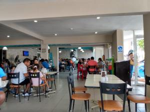 En restaurant eller et andet spisested på EXECUTIROOMS VERACRUZ