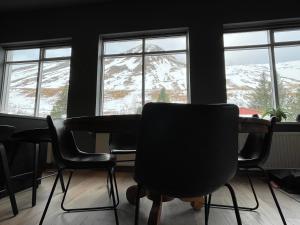 Posezení v ubytování Hlíðarvegur 20 - Gagginn
