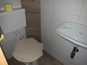 Ferienwohnung Greim的一间浴室