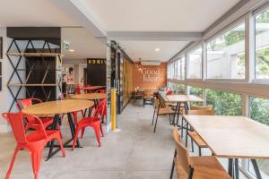 Restoran atau tempat lain untuk makan di Apartamento incrível Pueblo 595