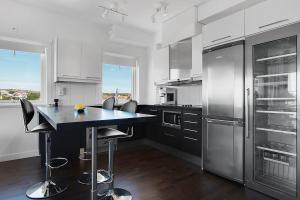 Dapur atau dapur kecil di Hotell Kungshamn Suites +12 gambar