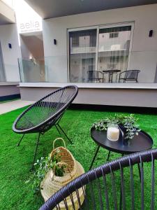 Zahrada ubytování Aelia Seaside Luxury Suites
